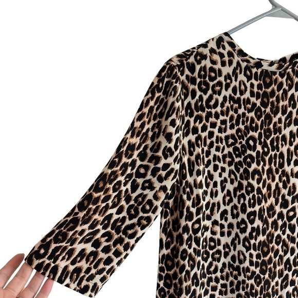 Equipment Aubrey Underground Leopard Dress, Size XS - Picture 5 of 10